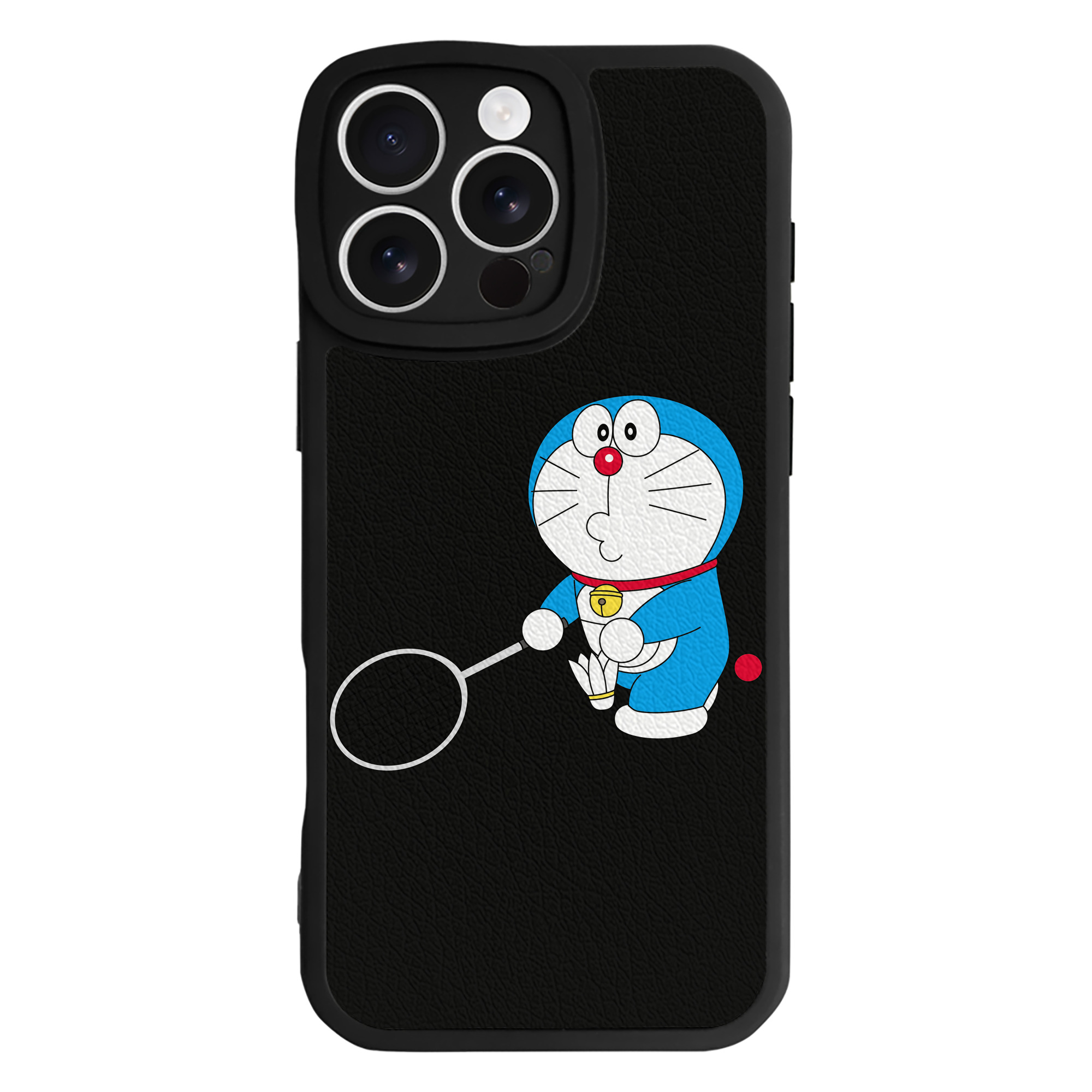 （画像用） ドラえもん Doraemon 【iPhone 16シリーズ対応】シリコンスマホケース（レザー調） 材質：シリコン